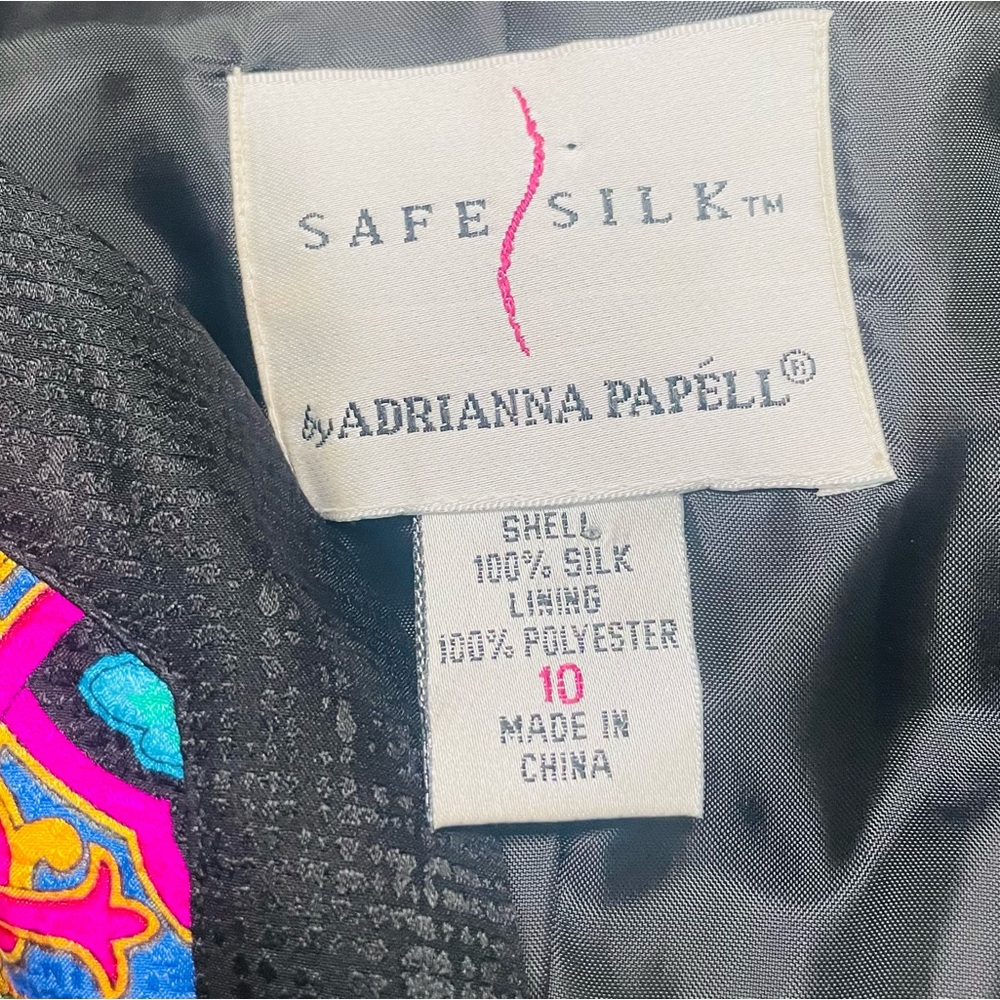 Adrianna Papell Silk Blazer - Picture 8 of 10